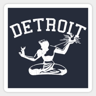 Spirit Of Detroit (vintage distressed look) Magnet